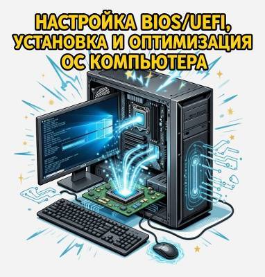 Настройка BIOS/UEFI, установка и оптимизация ОС компьютера