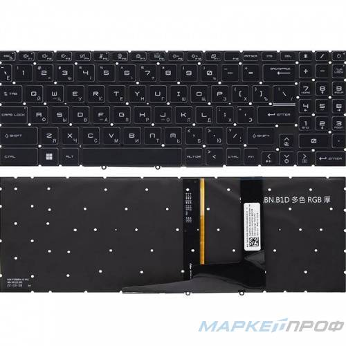 Клавиатура MSI Katana GF66 GF76 11SC 11UE 12UE с RGB подсветкой