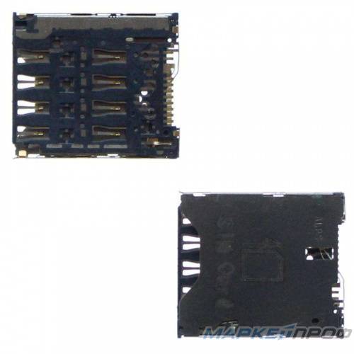 Коннектор SIM HTC One X/G23/One X+