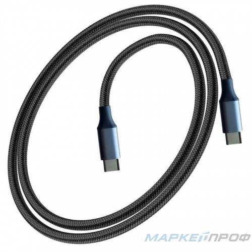 Кабель TYPE-C - TYPE-C 100W, Плетеный, длина 1метр