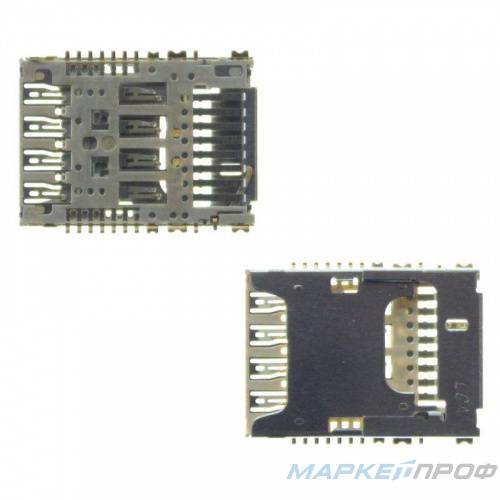 Коннектор SIM+MMC LG D618/D855/D690/D724/H818/D335/H502