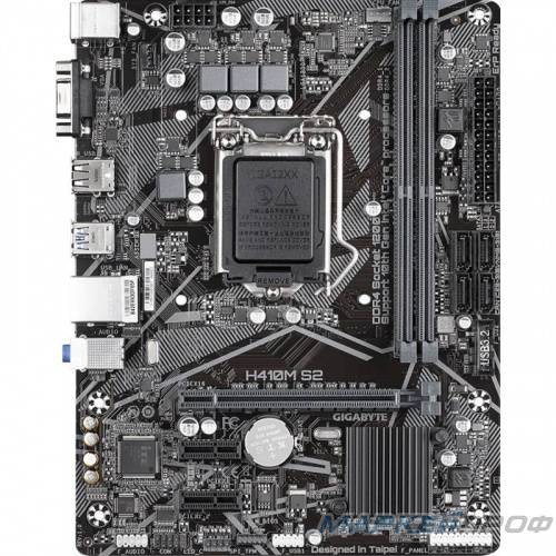 Материнская плата LGA 1200 Gigabyte H410M S2 (Б/У)