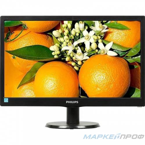 Монитор 18.5" PHILIPS 193V5LSB2 (60Гц, 1366x768, 5 ms) (Б/У)