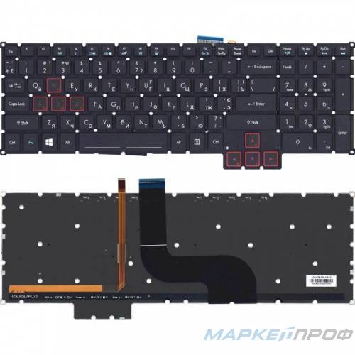 Клавиатура Acer Predator 17, 15, G9-591, 591R, G9-592, 593, G9-791, 792, G9-592
