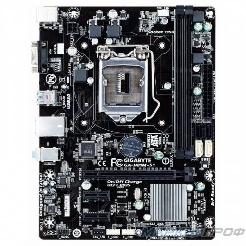 Материнская плата LGA1150 Gigabyte GA-H81M-S1 (Б/У)