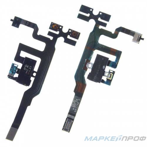 Шлейф iPhone 4S на разъем гарнитуры