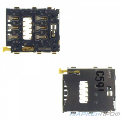 Коннектор SIM Sony D6603/D6633/D5803/E5823