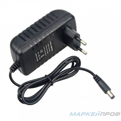 Блок питания 12V, 1A, 5.5х2.5 мм (Б/У)
