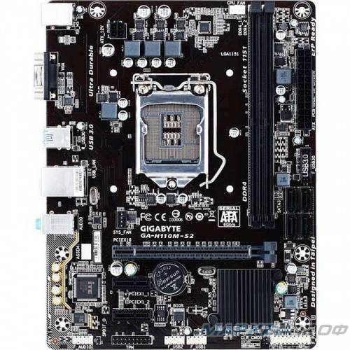 Материнская плата LGA1151 Gigabyte GA-H110M-S2 (Б/У)