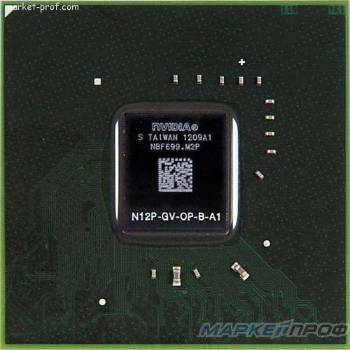 Видеочип nVidia N12P-GV-OP-B-A1 GeForce GT540M