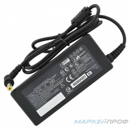 Блок питания Acer 19V, 3.42A, 5.5*1.7мм, OEM (Б/У)