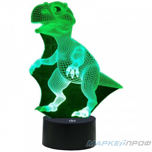 3D Светильник Динозаврик
