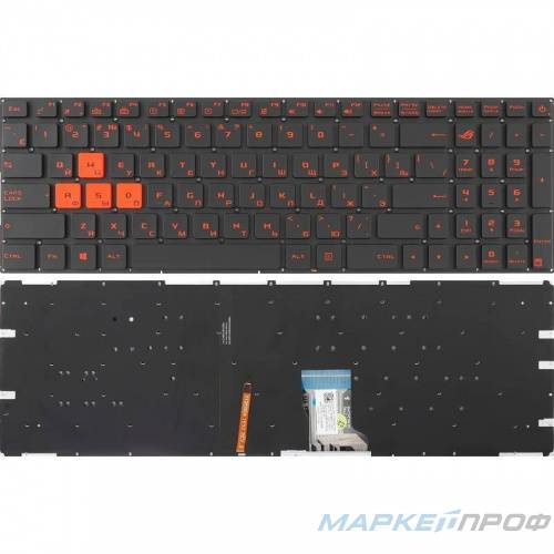 Клавиатура Asus Rog GL502V, GL502VM, GL502VMK, GL502VMZ с подсветкой