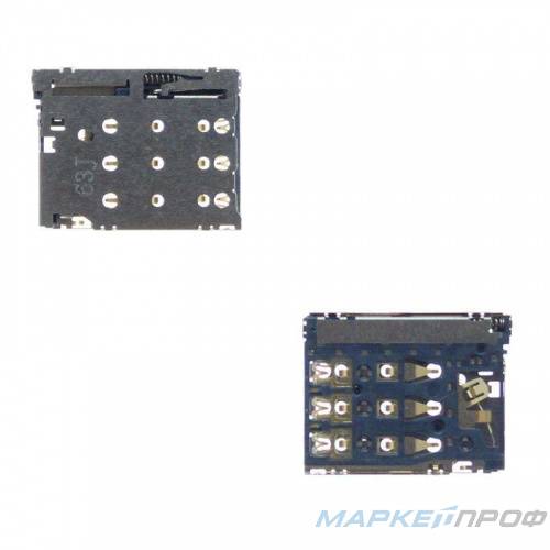 Коннектор SIM Sony E5303/E5333 (C4/C4 Dual)