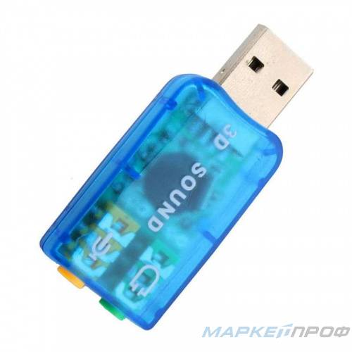 Звуковая карта USB virtual 5,1