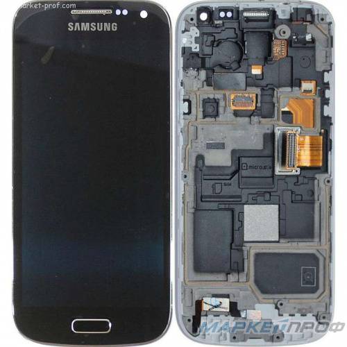 Samsung i9190 i9192 i9195 Galaxy S4 Mini дисплей с тачскрином и рамкой