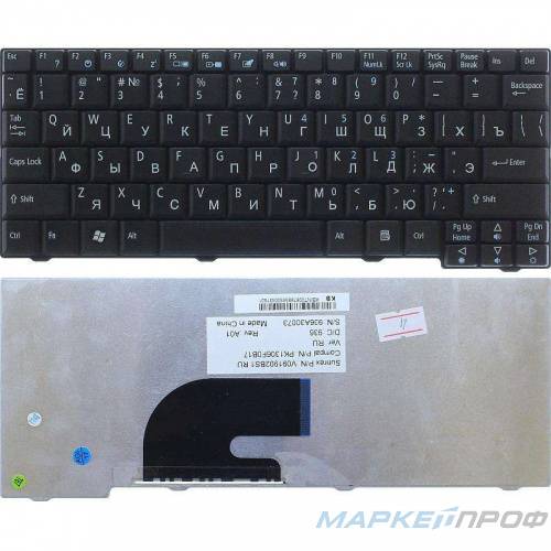Клавиатура Acer A150 A110 ZG5 kav 60 531H
