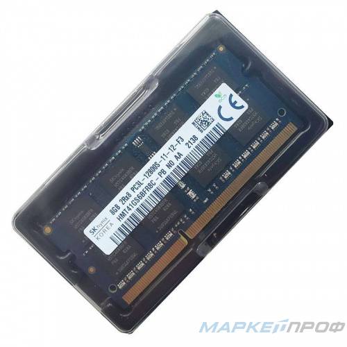 Оперативная память DDR3L 8Gb 1600Mhz so-dimm Hunix HMT41GS6BFR8C (Б/У)