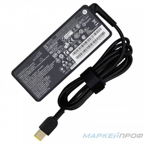 Блок питания Lenovo 20V, 4.5A, прямоугольный 11.2*4.5мм (Б/У)