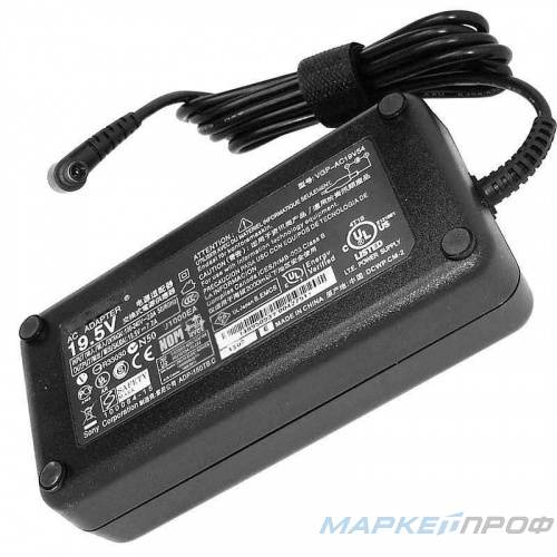 Блок питания Sony Vaio 19.5V, 7.7A, 6.5*4.4мм (Б/У)